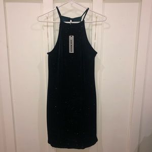 Sparkly teal dress